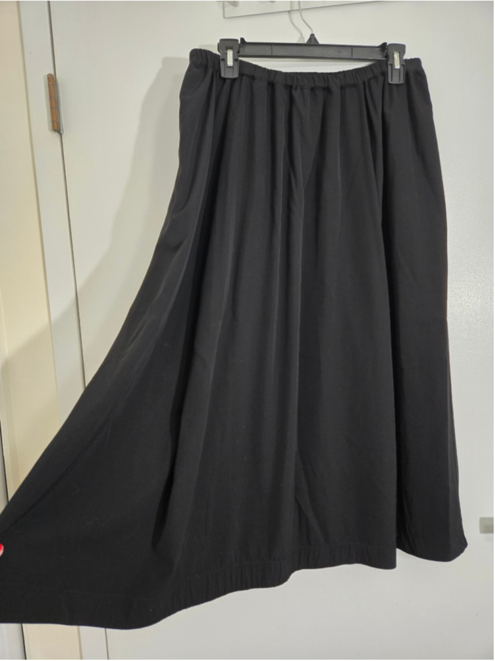 Women's Manuelle Guibal Black A-Line Skirt Size L - Picture 2 of 7